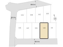 【東京都/調布市佐須町】調布佐須町5丁目　1-H 区画図