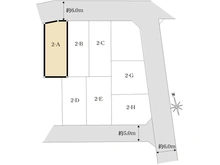 【東京都/調布市佐須町】調布佐須町5丁目　2-A 区画図