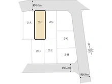 【東京都/調布市佐須町】調布佐須町5丁目　2-B 区画図