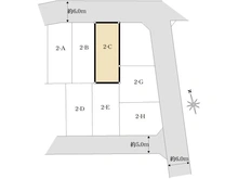 【東京都/調布市佐須町】調布佐須町5丁目　2-C 区画図
