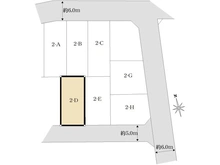 【東京都/調布市佐須町】調布佐須町5丁目　2-D 区画図