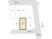 【東京都/調布市佐須町】調布佐須町5丁目　2-E 区画図