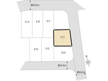 【東京都/調布市佐須町】調布佐須町5丁目　2-G 区画図