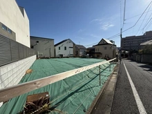 【東京都/大田区東雪谷】大田区東雪谷4丁目売地　A区画 現地：全2区画、対象地手前側。