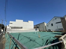 【東京都/大田区東雪谷】大田区東雪谷4丁目売地　B区画 現地：全2区画、対象地手前側。