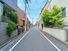 【東京都/世田谷区奥沢】世田谷区奥沢一丁目売地 前面道路