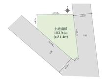 【東京都/世田谷区奥沢】世田谷区奥沢一丁目売地 区画図