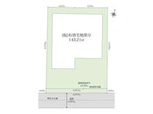 【東京都/目黒区自由が丘】 目黒区自由が丘3丁目土地 区画図