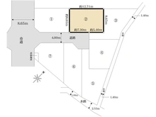 【埼玉県/八潮市大字大瀬】 八潮市大字大瀬売地　2号棟 区画図