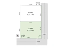 【東京都/大田区東雪谷】大田区東雪谷2丁目売地　A区画 区画図
