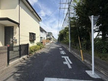 【東京都/練馬区東大泉】練馬区東大泉5丁目古家付き売地 前面道路