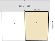 【神奈川県/川崎市麻生区高石】川崎市麻生区高石1丁目　B区画 区画図