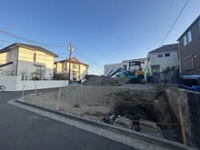 【神奈川県/横浜市金沢区金沢町】横浜市金沢区金沢町 売地 1号棟/全2区画 現地：全2区画　手前側がA区画です