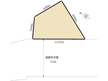 【神奈川県/横浜市南区弘明寺町】南区弘明寺町　土地 区画図