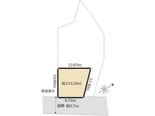 【神奈川県/横浜市栄区笠間】横浜市栄区笠間2丁目　土地 区画図