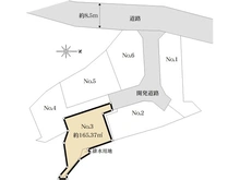 【神奈川県/鎌倉市笛田】鎌倉市笛田2丁目売地 3号地（全6区画） 区画図