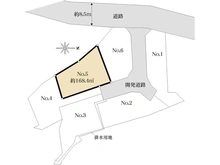 【神奈川県/鎌倉市笛田】鎌倉市笛田2丁目売地 5号地（全6区画） 区画図