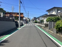【神奈川県/横浜市栄区本郷台】横浜市栄区本郷台4丁目　土地 前面道路：南東側