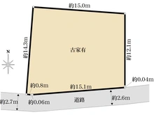 【神奈川県/鎌倉市長谷】鎌倉市長谷1丁目古家付土地 区画図