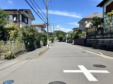 【神奈川県/横浜市栄区小山台】横浜市栄区小山台1丁目土地 前面道路：南東側前面道路