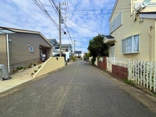 【神奈川県/茅ヶ崎市南湖】茅ヶ崎市南湖6丁目　古家付土地 前面道路