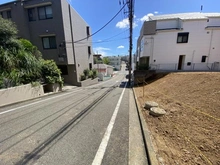 【神奈川県/横浜市青葉区あざみ野】青葉区あざみ野一丁目　土地 前面道路
