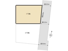 【東京都/立川市羽衣町】立川市羽衣町1丁目土地　1号地 区画図