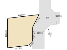 【東京都/小平市鈴木町】小平市鈴木町2丁目　条件付き売地 区画図