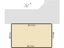 【東京都/小平市中島町】小平市中島町古家付土地 区画図