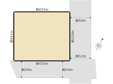 【東京都/国分寺市戸倉】国分寺市戸倉3丁目　売地 区画図