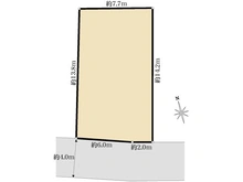 【東京都/小金井市前原町】小金井市前原町3丁目　売地 区画図