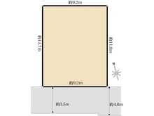 【東京都/小金井市東町】小金井市東町4丁目　土地 区画図