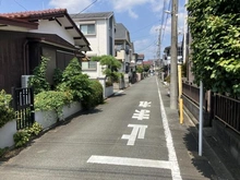 【東京都/昭島市宮沢町】昭島市宮沢町2丁目　売地 前面道路：物件：左側