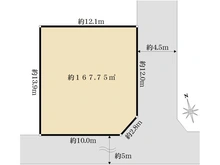 【東京都/昭島市宮沢町】昭島市宮沢町2丁目　売地 区画図