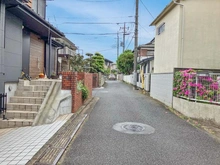 【東京都/杉並区成田西】杉並区成田西1丁目　建築条件付き土地 前面道路