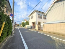 【東京都/世田谷区桜】世田谷区桜三丁目　売地⑵号地（全2区画） 前面道路：幅員約5.9mの公道（現地より南側から前面道路を撮影）