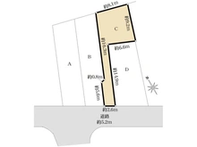 【東京都/杉並区高井戸東】杉並区高井戸東1丁目　土地　C棟 区画図
