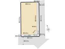 【東京都/杉並区西荻南】杉並区西荻南3丁目　売地 区画図