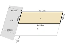 【東京都/杉並区善福寺】杉並区善福寺3丁目土地A区画 区画図