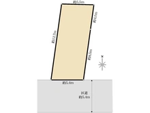 【東京都/杉並区桃井】杉並区桃井4丁目　土地 区画図