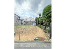 【東京都/杉並区成田東】杉並区成田東2丁目土地　B区画 現地：全2区画、対象不動産（B区画）：写真中央