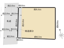 【東京都/杉並区天沼】杉並区天沼1丁目　土地 区画図