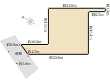 【東京都/杉並区堀ノ内】杉並区堀ノ内3丁目　土地 区画図