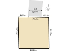 【東京都/杉並区荻窪】杉並区荻窪3丁目　土地 区画図