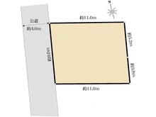 【東京都/杉並区宮前】杉並区宮前3丁目　土地（建築条件付き） 区画図