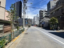 【東京都/荒川区西日暮里】荒川区西日暮里1丁目　土地 前面道路：南側都道