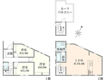【東京都/荒川区西日暮里】荒川区西日暮里1丁目　土地 2,343万円（税込）：参考プラン　準耐火建築
81.35m2（1F37.36m2、2F39.85m2、3F4.14m2）