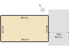【東京都/杉並区天沼】 杉並区天沼3丁目　土地 区画図