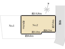 【東京都/杉並区和泉】杉並区和泉3丁目　土地　No.2 区画図