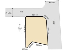【東京都/杉並区南荻窪】杉並区南荻窪三丁目　売地 区画図